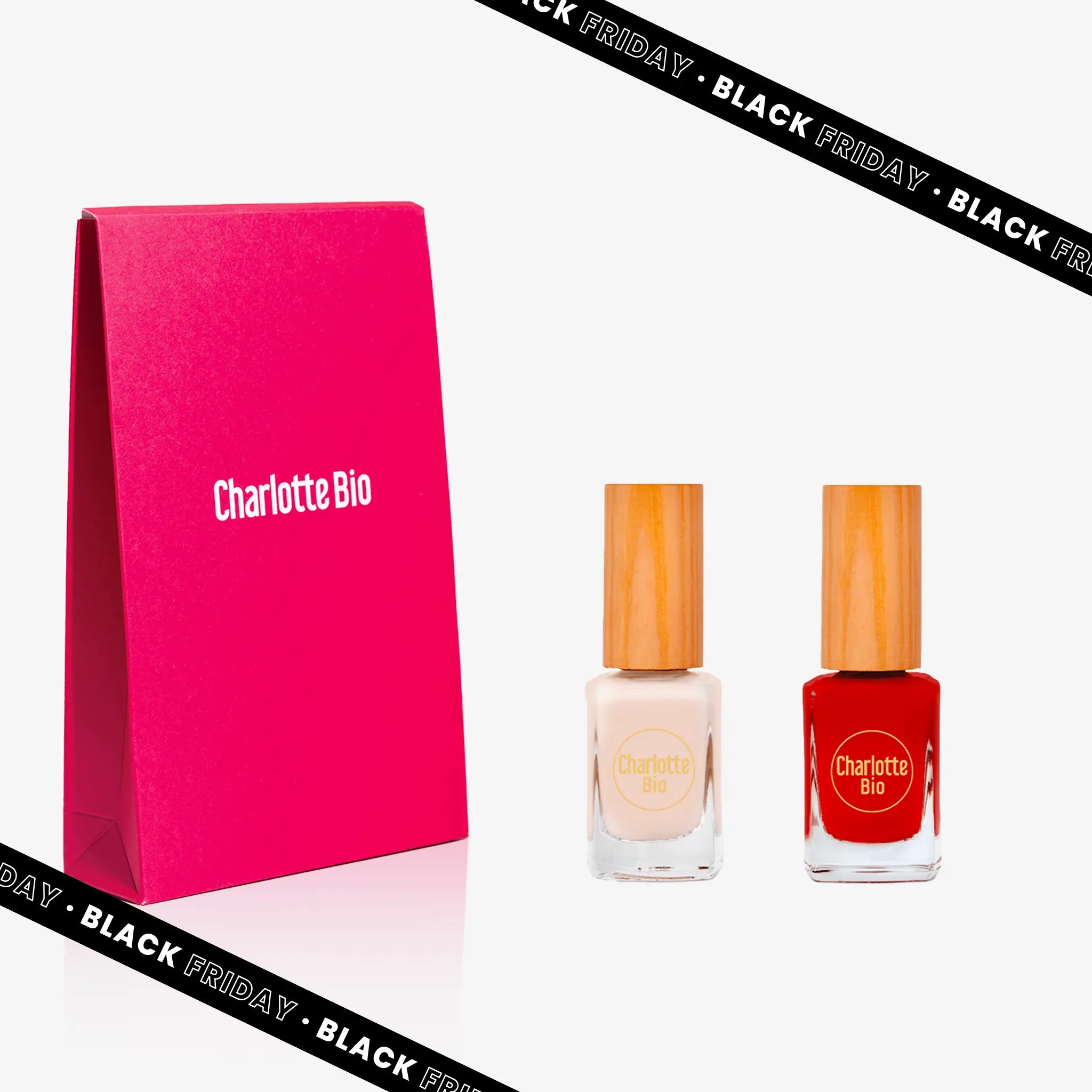 Perfektes Nude und Red Nail Polish Duo