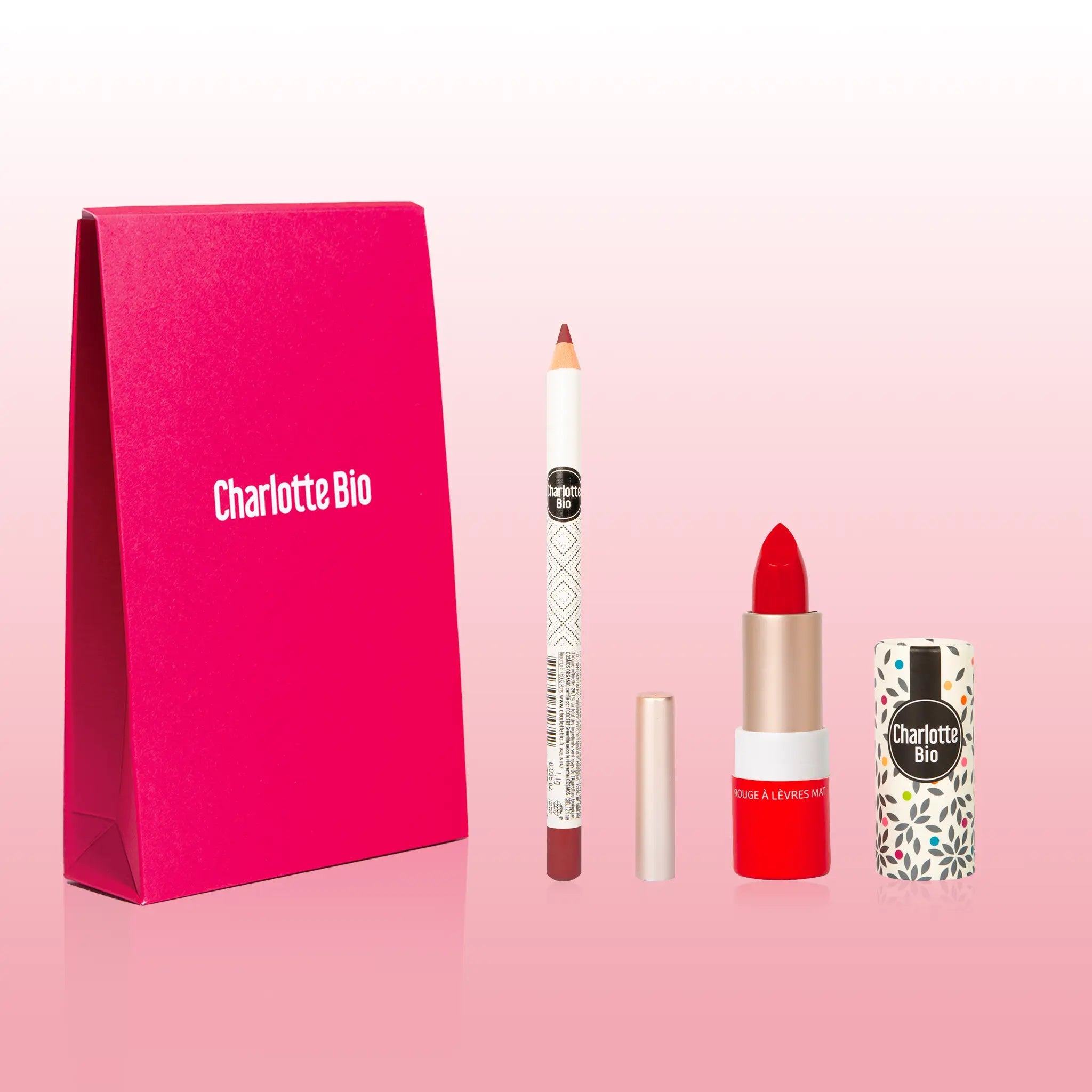 2024-16 - Duo Bleistift und Lippenstift - Charlotte Bio