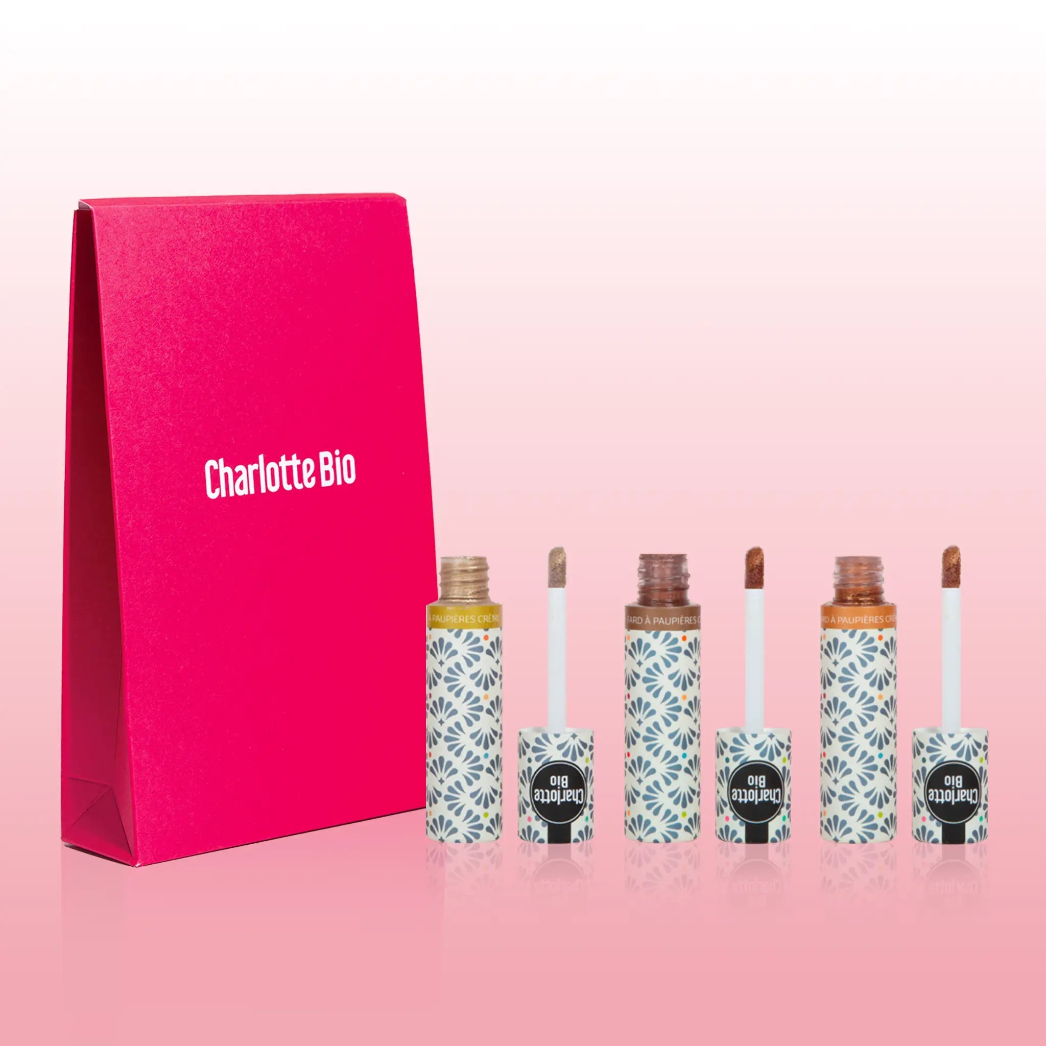 2025-17 - Lidschatten-Trio - Gold, Braun und Kupfer - Charlotte Bio